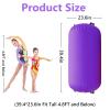 CZGBRO Air Roller Gymnastics Barrel, Air Mat Tumble Track Gymnastic Equipment Inflatable Tumbler Backbend Trainer with Electric Pump for Yoga Cheerleading Home & Water Use (Purple, 3.3ftx23.6inch) view 4