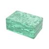 Hugger Mugger 4" Foam Yoga Block -Marbled Sea Green - Strong and Stable, Beveled Edges for Comfort, Most Favored Block Size, Helps with Alignment and Support in Many Poses view 2