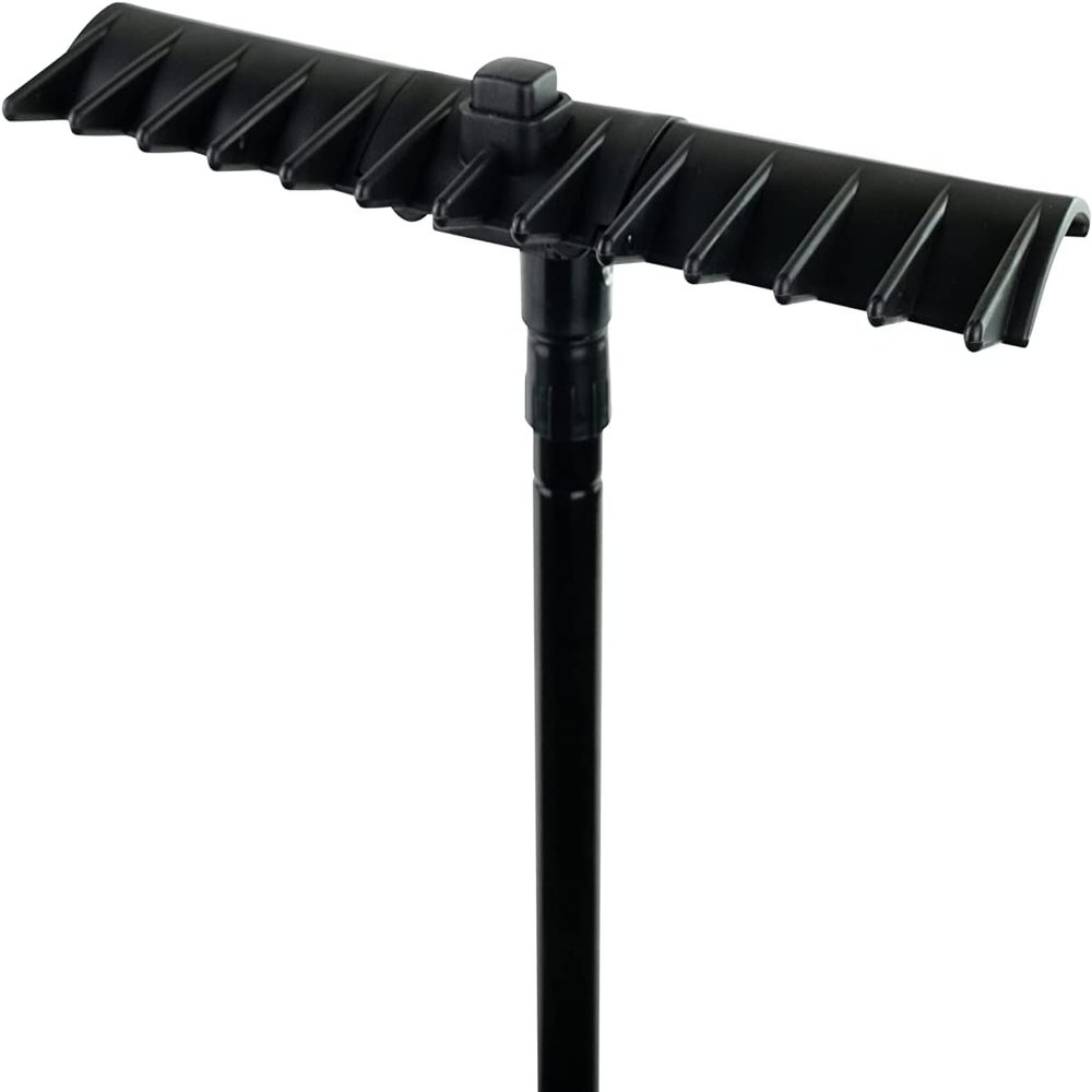Izzo Golf Portable Bunker Rake for Your Golf Bag - Foldable Golf Bunker rake You can Carry in Your Golf Bag, Black