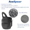 AceSpear Wrist Weights with Thumb Loops Lock for Men Women 1lb*2 2lbs*2 3lbs*2 Ankle Weights Weighted Gloves for Running Strength Training Walking Exercises (Black, 3 lbs x 2) view 3