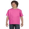 Apparel Globe Boys DryBlend 50/50 Seamless Collar T-Shirt, Azalea, X-Small view 1