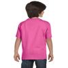 Apparel Globe Boys DryBlend 50/50 Seamless Collar T-Shirt, Azalea, X-Small view 2