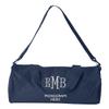 Custom Sport Duffel Bags for Men, Women, Recycled, Navy - Your Monogram - Personalized Weekender Bag for Gym, Overnight, Travel view 1