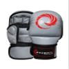 Phoenix Fight Gear Flight MMA Training Gloves, Gear for Boxing, Sparring, and Other MMA Mixed Martial Arts Sports, MMA Hybrid Sparring Gloves, Grappling, Open Palm for Men & Women (Grey, Medium) view 1