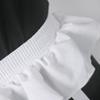 ARTYME 3 Hoops Ruffle Rockabilly Crinoline Lolita Short Petticoat Ball Gown Cosplay Underskirt Pannier Petticoat (White) view 4