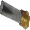 US Marine Products LLC TEC-E4 Pencil ZINC W/Brass Cap 3-3/8 x 3/4 Dia Zinc 3/4 Inch NPT Threaded Head view 1
