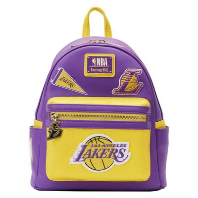 Loungefly LF NBA LA Lakers Patch Icons MINI Backpack