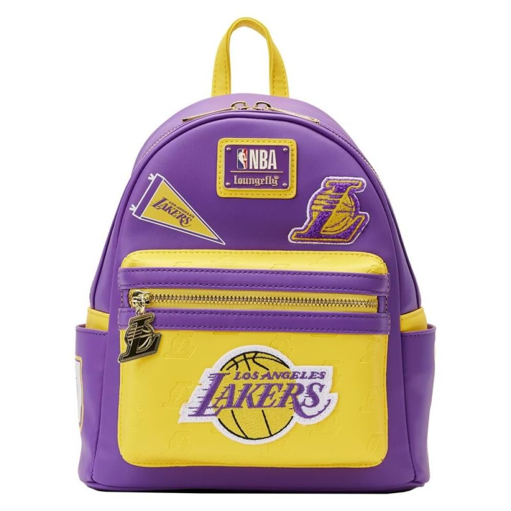 Loungefly LF NBA LA Lakers Patch Icons MINI Backpack