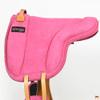 HILASON Horse Bareback Saddle Pad Anti Slip Base Suede Leather Pink | Baretek Riding for Horses view 4