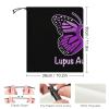 Lupus Awareness Butterfly Unisex Face Cover Scarf Breathable Neck Gaiter Bandanas Face Mask Seamless Head Wrap Headband view 2