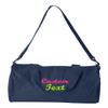 Custom Sport Duffel Bags for Men, Women, Recycled, Navy - Your Name - Personalized Weekender Bag for Gym, Overnight, Travel