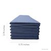Numu Foldable Yoga Mat with Yoga Carrying Strap - Nonslip, Lightweight, and Portable 1/4 Inch Thick Workout Exercise Mat - Perfect for Easy Storage and Travel (Blue) view 4