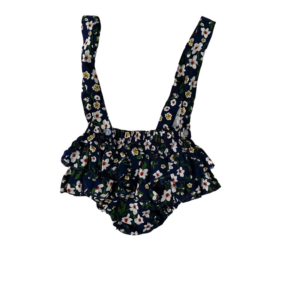 Baby Girls Floral Overall Skirt (as1, age, 9_months, 12_months, 9-12M)