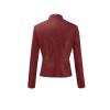 Light Weight Winter Jacket Women Women Casual Solid Full Zip Snap Stand Windbreaker Fleece Lined Jacket Women view 4
