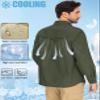Mens Safari Shirts Long Sleeve UV Protection Hiking Fishing UPF 50+ Quick Dry Cooling Camping Travel Shirts#5066-Army Green-XXL view 4