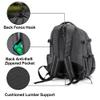 DSLEAF Baseball Backpack with Separate Shoe Space, Softball Bat Bag Holds Up to 4 Bats, Hence Hook and Multi Pockets for Essentials view 4