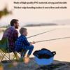 Pilipane Lightweight Folding Water Container Thicken PVC Wash Basin for Rv, Foldable Bucket with Reinforced Handle, Camping, Fishing, Boating, Etc(Blue 7 5 L), Foldable Bucket with Reinforced Handle view 2