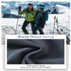Gopune Women's Snow Ski Waterproof Softshell Snowboard Pants Outdoor Hiking Fleece Lined (Deep Grey,XS) view 3