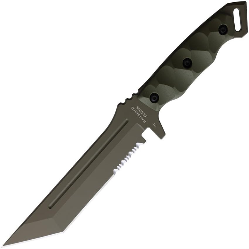 Halfbreed Blades Medium Infantry Knife OD HBBMIK05PSOD