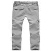 Gopune Women's Snow Ski Waterproof Softshell Snowboard Pants Outdoor Hiking Fleece Lined (Light Grey,XL) view 2