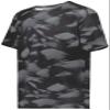 Holloway-Youth Stock Cotton-Touch Poly Tee, Black Glacier Print, X-Large view 1