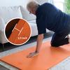 Hatha Yoga Thick TPE Yoga Mat 72"x 27"x1/3 inch Non Slip Eco Friendly Exercise Mat for Yoga Pilates & Floor Workouts (orange) view 3