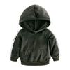 MYGBCPJS Boys Girls 2 Pcs Velvet Sweat Suit Outfits Toddler Kids Long Sleeve Pullover Hoodie + Elastic Waist Sweatpants Set view 2
