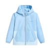 MGEOY Girls Rain Jacket Hood Lightweight Waterproof Raincoat Rain Coats for Girls Kids Blue Size 5-6 view 1