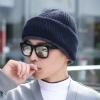 Bib Hat Snow Slouchy Hat Fleece Thick Scarf Warm Winter Lining Knit Hats E Cold Mens Clothing view 4