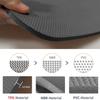 Hatha Yoga Thick TPE Yoga Mat 72"x 27"x1/3 inch Non Slip Eco Friendly Exercise Mat for Yoga Pilates & Floor Workouts (black) view 4
