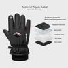 Bakovity Men's Women's Winter Gloves, Touch Screen Non-Slip Warm Gloves - Soft Black and Grey Two, Upgraded Thicker Version Thickened Grey(L) view 4