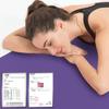 Hatha Yoga Thick TPE Yoga Mat 72"x 27"x1/3 inch Non Slip Eco Friendly Exercise Mat for Yoga Pilates & Floor Workouts (purple) view 2
