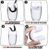 10 Pcs Sport Mouth Guards Gum Teeth Armor Game Guard for Boxing Basketball Football Hockey Karate Basketball Rugby Match (Black White Combined) view 3
