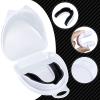 10 Pcs Sport Mouth Guards Gum Teeth Armor Game Guard for Boxing Basketball Football Hockey Karate Basketball Rugby Match (Black White Combined) view 4