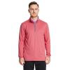 M MAELREG Mens Pullover Quarter Zip Golf Sport Casual Long Sleeve Mens Golf Half Zip Pullover Sweatshirts for Men Red Melange view 2