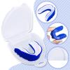 10 Pcs Sport Mouth Guards Gum Teeth Armor Game Guard for Boxing Basketball Football Hockey Karate Basketball Rugby Match (Blue,White) view 3