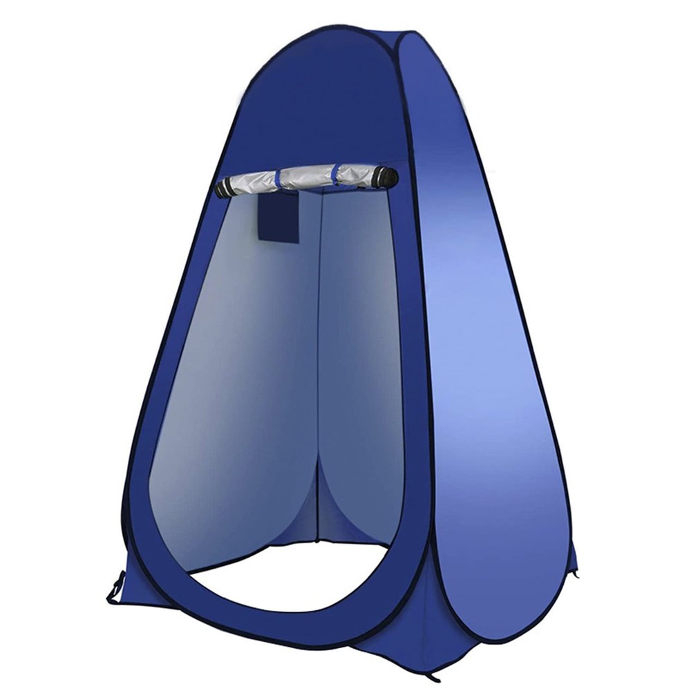 FUUBAMB00 1-2 Persons Portable Camping Tent Privacy Shower Toilet Waterproof Camping Pop Up Tent UV Function Outdoor Fishing Bath Changing Shed,Dark Blue,S(120 * 190cm)