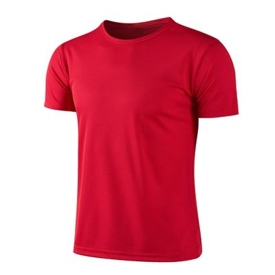 Fldy Kids Boys Girls Athletic T-Shirt Activewear UPF 50+ UV Sun Protection Rash Guard Swim Shirt Quick Dry Sun Shirt Red 8-9 Years