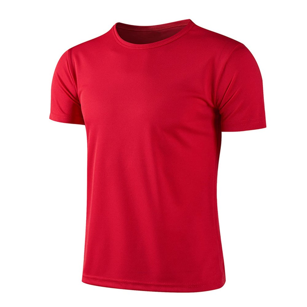 Fldy Kids Boys Girls Athletic T-Shirt Activewear UPF 50+ UV Sun Protection Rash Guard Swim Shirt Quick Dry Sun Shirt Red 8-9 Years