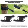 Camping Essentials,plplaaoo Camping Hammock Double,Double Hammock with Double Ring Tree Strap,Outdoor Portable Nylon Parachute Hammocks for Backyard,Patio,Beach,Garden & Hiking(Army Green), Campi view 3