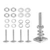 T Slot Bolts for Roof Rack Cross Bars, Platform, Cargo Basket, Stainless Square T Track Bolt Adapter to Secure Bike/Ski/Kayak Rack, Solar Panel, Awning (M6 x 65mm, 4mm Thickness) view 1