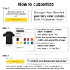 Custom Shirt for Kids Boys Girls Personalized Design Your Own Image Photo Text T-Shirt Front/Back Print Pink view 3