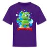 Spreadshirt Gummibr Gummy Bear Song Official License Kid's T-Shirt, XL, Purple