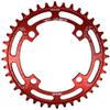 DECKAS Round Chainring 104BCD 40T 42T 44T 46T 48T 50T 52T Narrow Wide Chainring for 7 8 9 10 11 12 Speed Chains (Round Red, 46T) view 1
