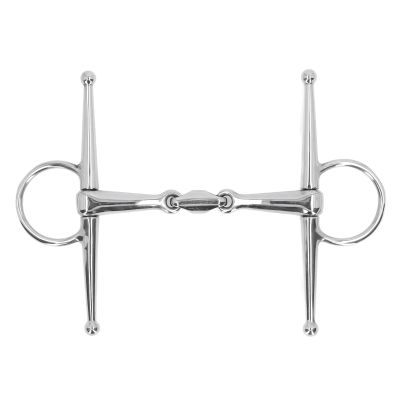 135mm Horse Snaffle Chew Stainless Steel Training Bit Horse Mouth Bit Stainless Steel Horse Cheek Snaffle for Cultivation Outdoor Gift