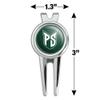 GRAPHICS & MORE Portland State University Primary Logo Golf Divot Repair Tool and Ball Marker view 4