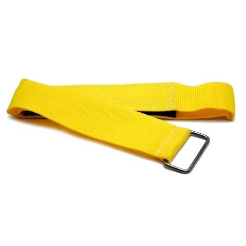 Boat Trolling Motor Tie Down Strap | 17 1/4 Inch Yellow Nylon