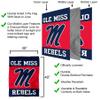 College Flags & Banners Co. Ole Miss Double Sided House Banner Flag view 3