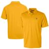 Cutter & Buck Men's Gold Minnesota Vikings Prospect Textured Stretch Polo view 1