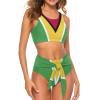 Bikini Guyana Flag Bathing Suit Women's Swimwear Bikini Swimsuit Tummy Control Swimsuits S view 2